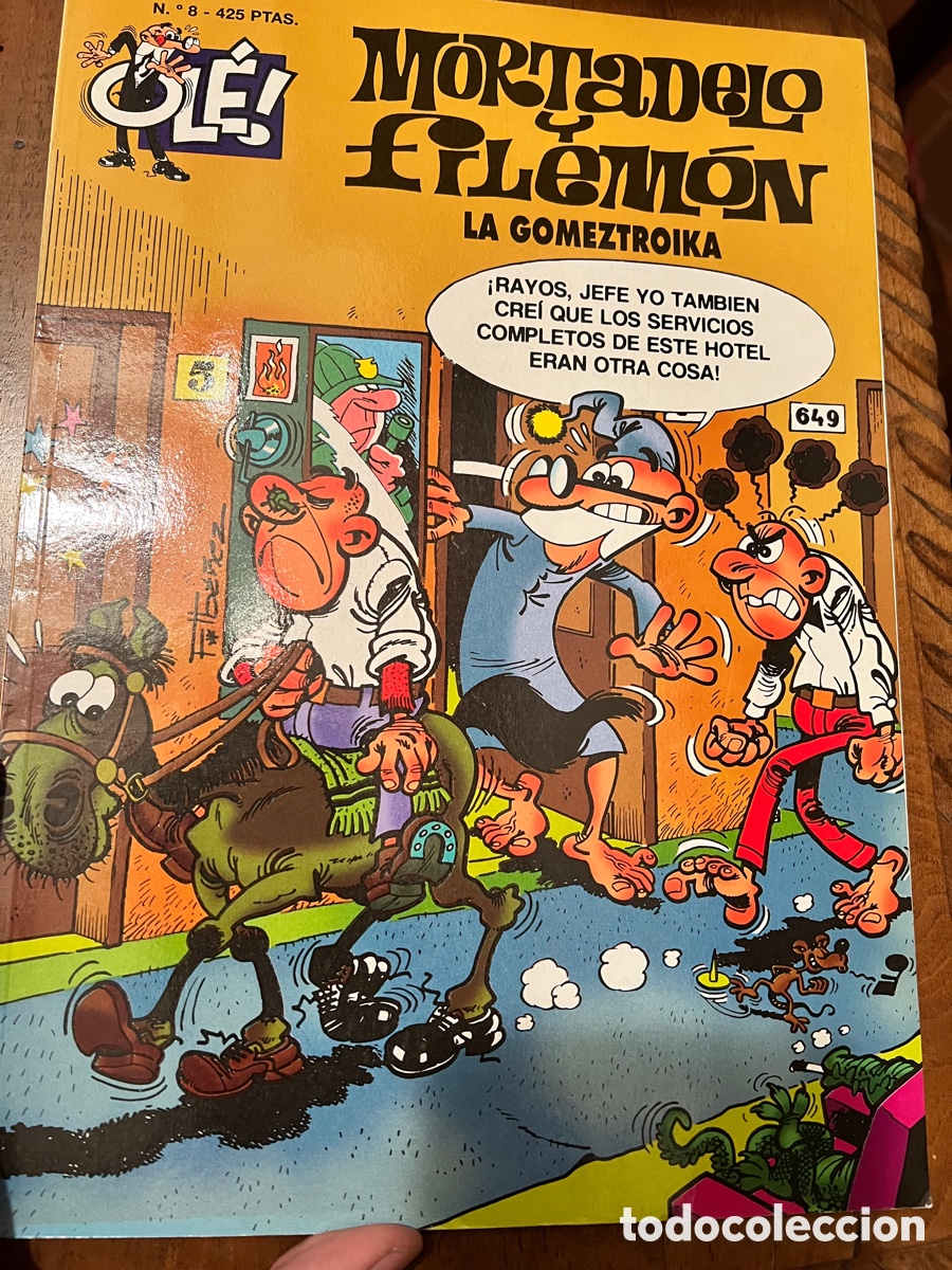 C&oacute;mics: MORTADELO Y FILEM&Oacute;N N&ordm; 8. LA GOMEZTROIKA. COLECCI&Oacute;N OL&Eacute; - Foto 1