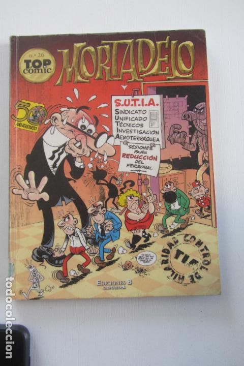 C&oacute;mics: MORTADELO - N&ordm; 26 TOP COMIC - 50 ANIVERSARIO - COMIC ediciones B ARX121 - Foto 1