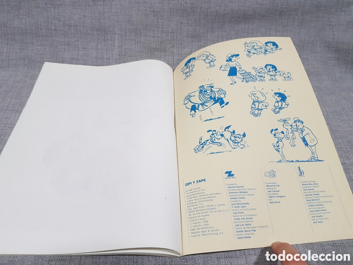 C&oacute;mics: ZIPI Y ZAPE N⁰45 COLECCI&Oacute;N OL&Eacute;. 2.&ordf; EDICI&Oacute;N 1999. - Foto 8