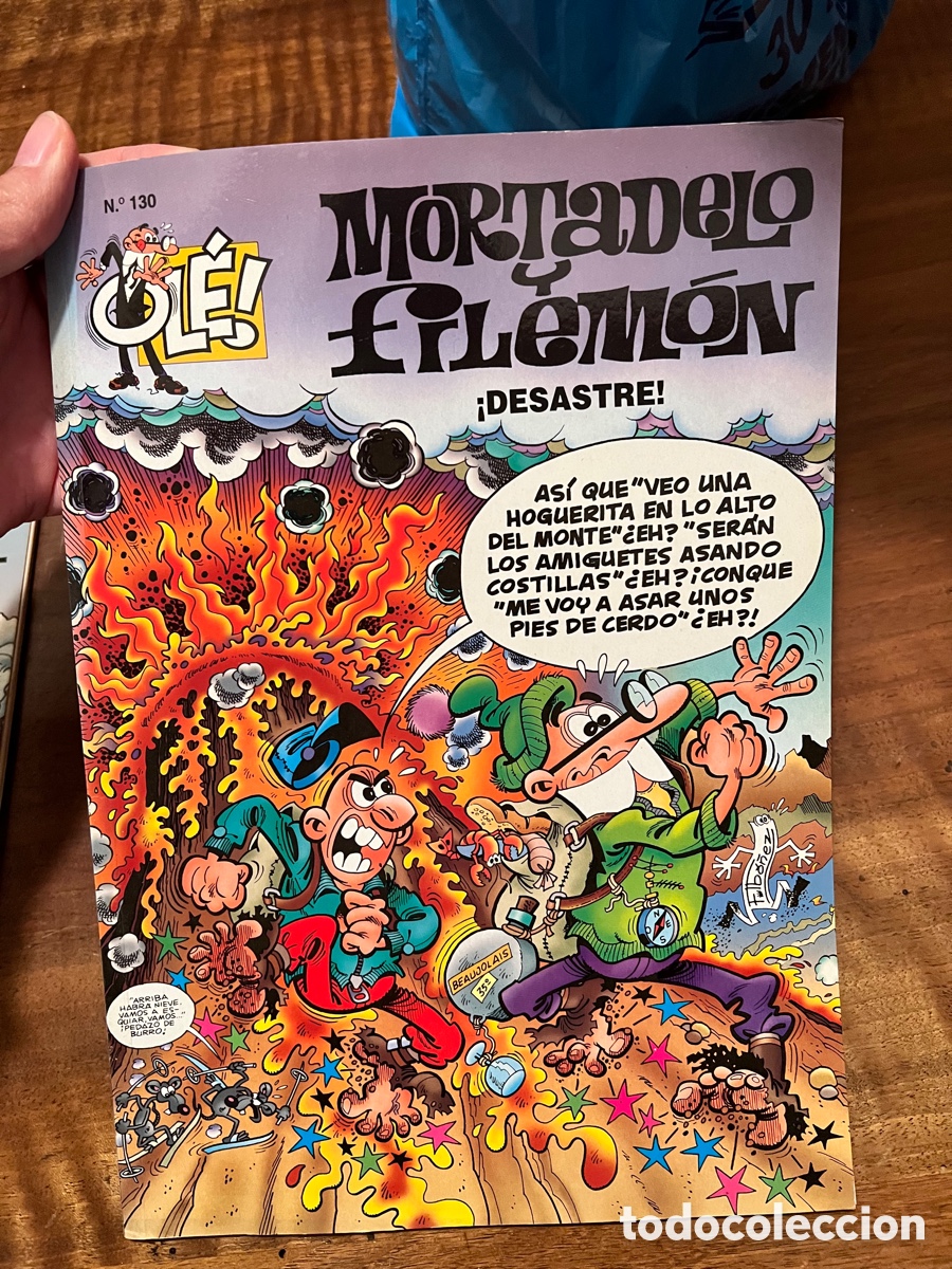 C&oacute;mics: OL&Eacute;!. MORTADELO Y FILEM&Oacute;N. N&ordm; 130. &iexcl; DESASTRE!. EDIC. B 2000 - Foto 1