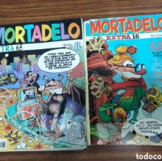 Cómics: LOTE 2 COMICS. MORTADELO EXTRA. 16 Y 65. AÑOS 1990 Y 91