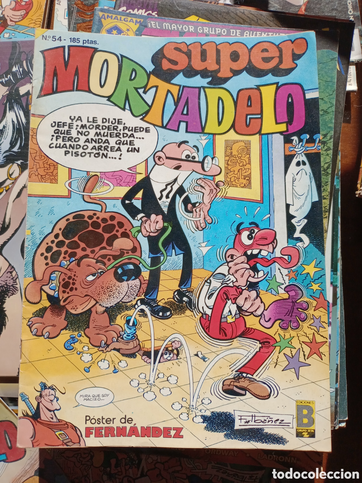 C&oacute;mics: S&uacute;per Mortadelo 54 Contiene p&oacute;ster cj85 - Foto 1