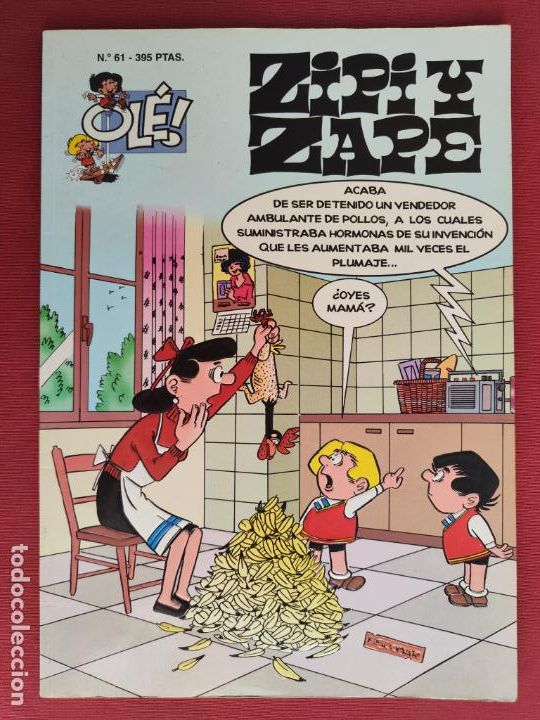 C&oacute;mics: OL&Eacute;! ZIPI Y ZAPE. N&ordm; 61 - EDICIONES B - 1&ordf; EDICI&Oacute;N - Foto 1