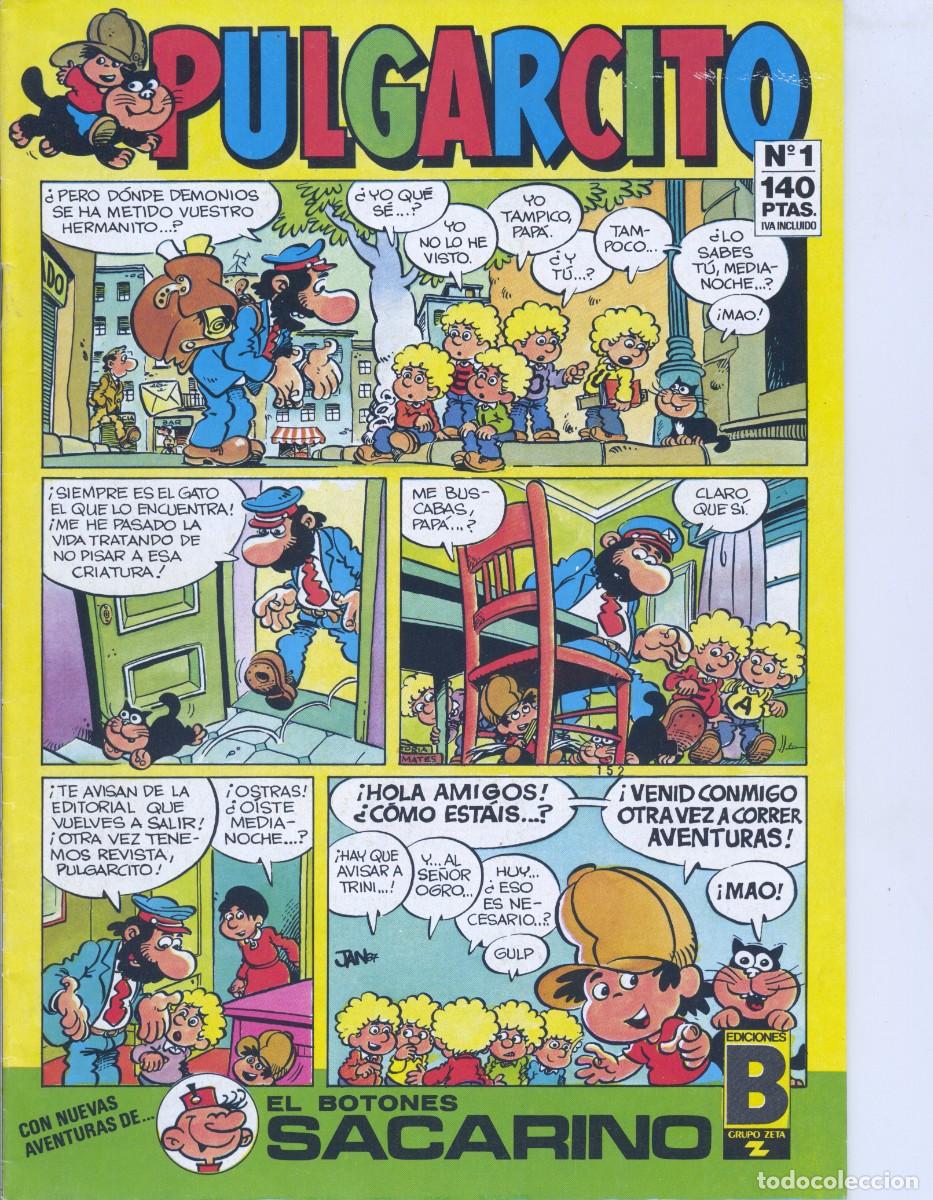 C&oacute;mics: PULGARCITO 1. EDICIONES B, 1987 - Foto 1