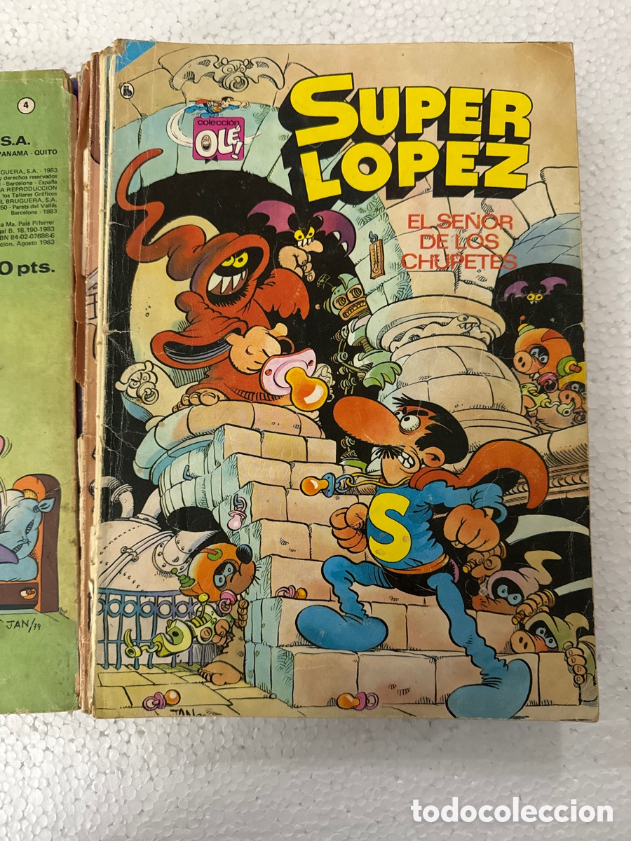 C&oacute;mics: 12 primeros n&uacute;meros S&Uacute;PER L&Oacute;PEZ OL&Eacute; -ediciones B- 1&ordf; edici&oacute;n. - Foto 5