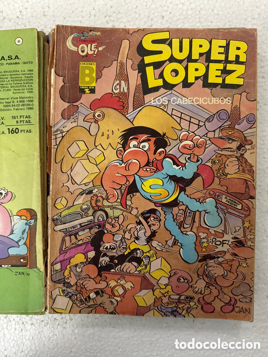 C&oacute;mics: 12 primeros n&uacute;meros S&Uacute;PER L&Oacute;PEZ OL&Eacute; -ediciones B- 1&ordf; edici&oacute;n. - Foto 7