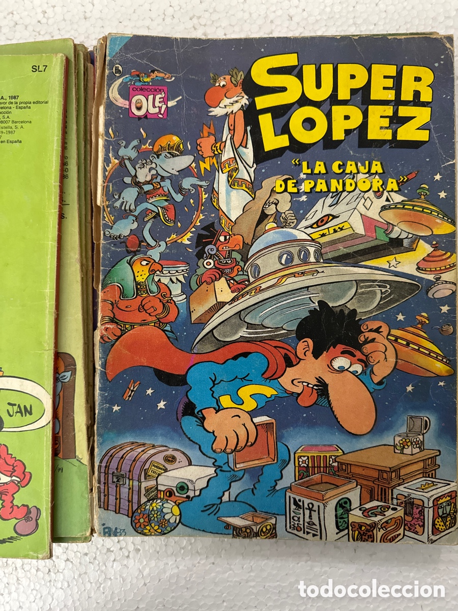 C&oacute;mics: 12 primeros n&uacute;meros S&Uacute;PER L&Oacute;PEZ OL&Eacute; -ediciones B- 1&ordf; edici&oacute;n. - Foto 8
