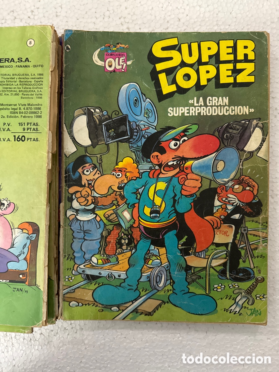 C&oacute;mics: 12 primeros n&uacute;meros S&Uacute;PER L&Oacute;PEZ OL&Eacute; -ediciones B- 1&ordf; edici&oacute;n. - Foto 9