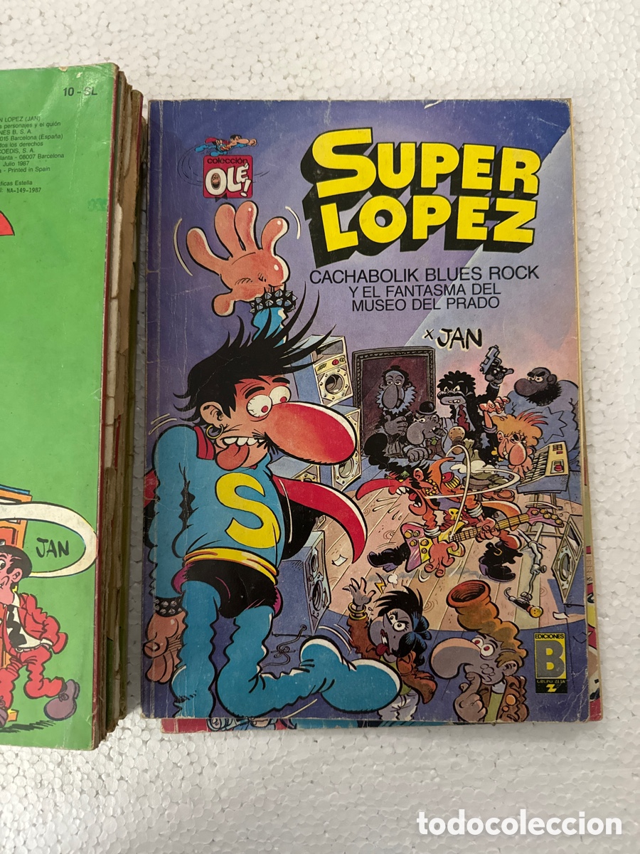 C&oacute;mics: 12 primeros n&uacute;meros S&Uacute;PER L&Oacute;PEZ OL&Eacute; -ediciones B- 1&ordf; edici&oacute;n. - Foto 11