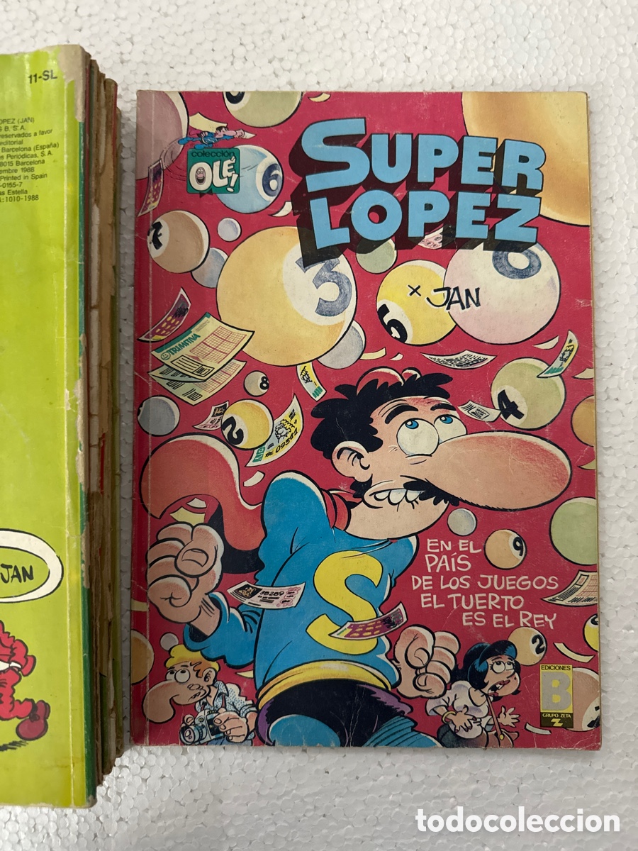 C&oacute;mics: 12 primeros n&uacute;meros S&Uacute;PER L&Oacute;PEZ OL&Eacute; -ediciones B- 1&ordf; edici&oacute;n. - Foto 12