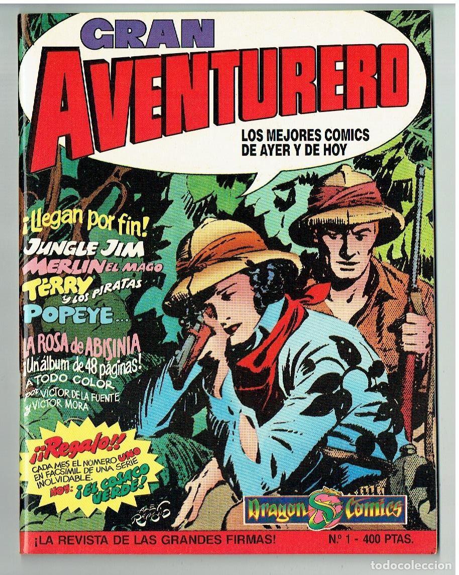 C&oacute;mics: GRAN AVENTURERO. N&ordm; 1. FALTA EL FACSIMIL. EDICIONES B. 1989. (B/39.1) - Foto 1