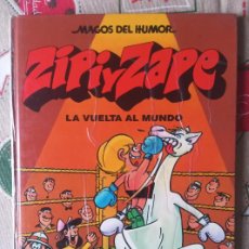 Cómics: ZIPI Y ZAPE, LA VUELTA AL MUNDO. ALBUM TAPA DURA MAGOS DEL HUMOR Nº 13. EDICIONES B 1990.