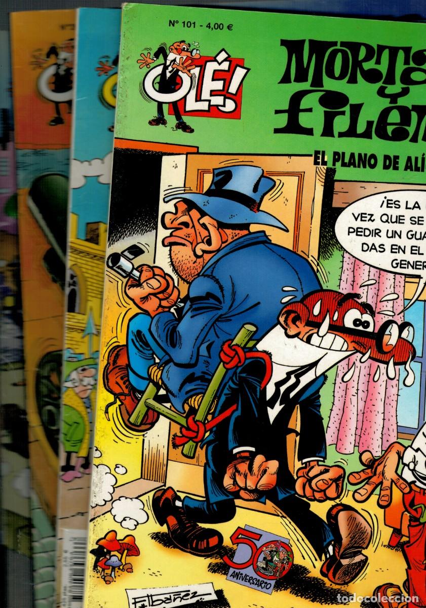 C&oacute;mics: OL&Eacute;! MORTADELO Y FILEM&Oacute;N. 9 N&Uacute;MEROS DIFERENTES. EDICIONES B. MUY BUENOS. - Foto 2