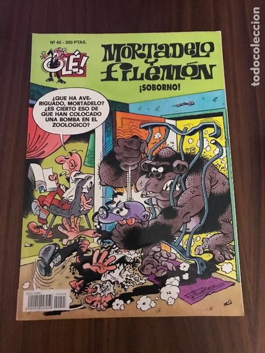 C&oacute;mics: MORTADELO Y FILEM&Oacute;N N&ordm; 45 , 1&ordf; EDICI&Oacute;N , OL&Eacute; , EDICIONES B - Foto 1