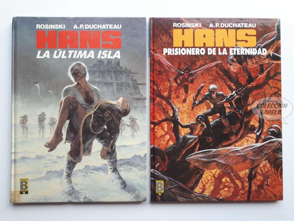 C&oacute;mics: Hans 1 y 2 completa - La &uacute;ltima isla - Prisionero de la eternidad - Ediciones B - Foto 1