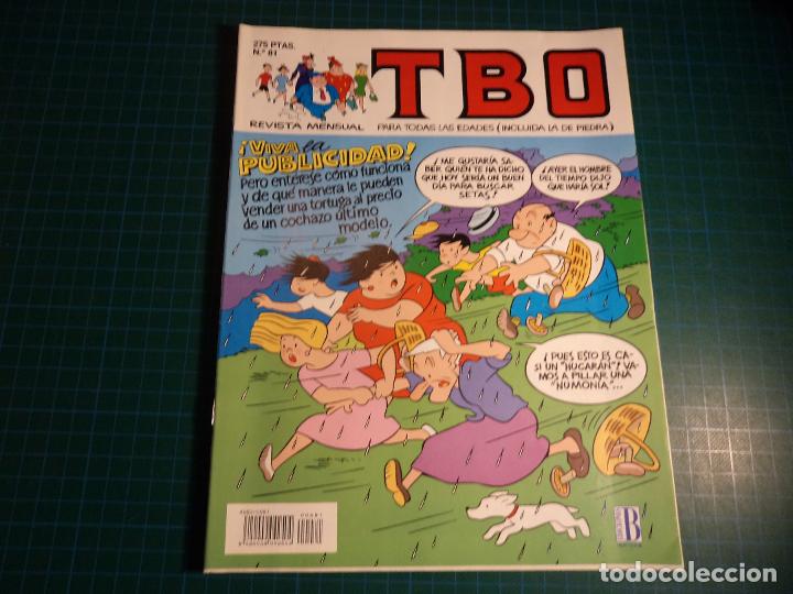 C&oacute;mics: TBO. N&ordm; 81. Ediciones B. (Av-8) - Foto 1