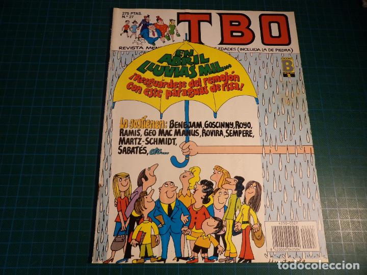 C&oacute;mics: TBO. N&ordm; 27. Ediciones B. Procede de retapado. (S-E) - Foto 1