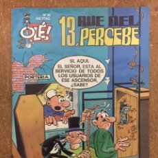 Fumetti: OLÉ! MORTADELO Nº 020. 13, RUE DEL PERCEBE (EDICIONES B, 1993)