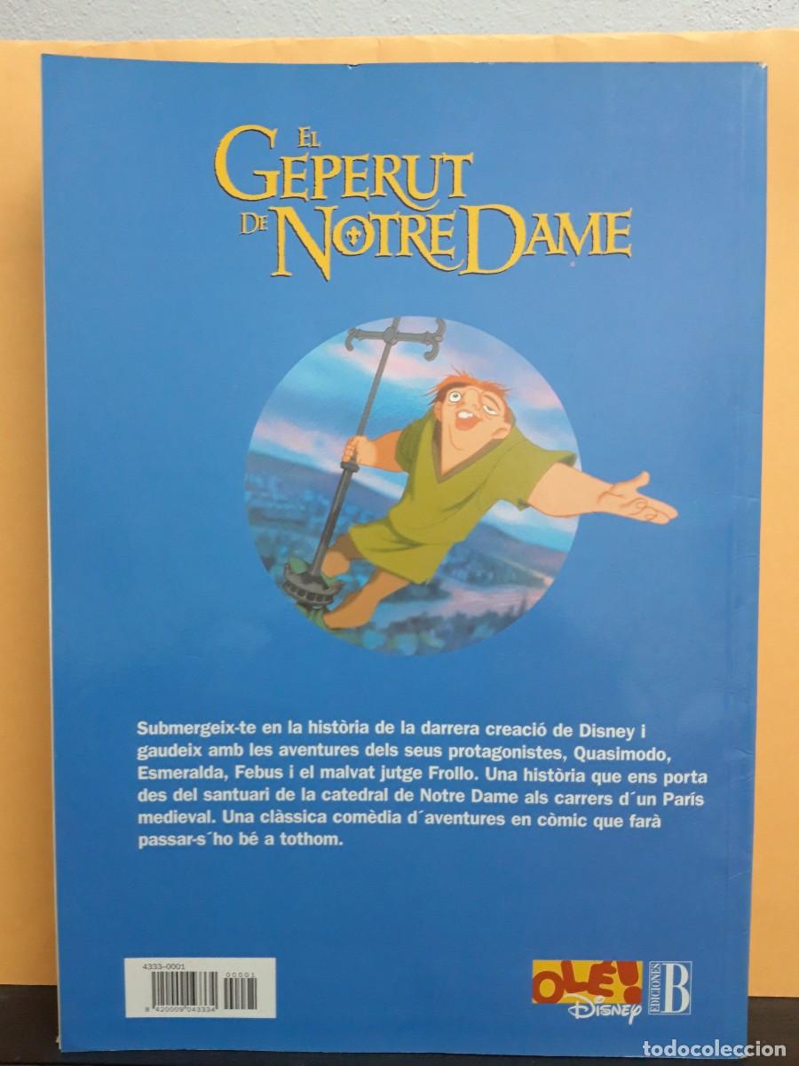 C&oacute;mics: OL&Eacute; DISNEY. EL GEPERUT DE NOTRE DAME. EDICIONES B. EN CATAL&Aacute; - Foto 2