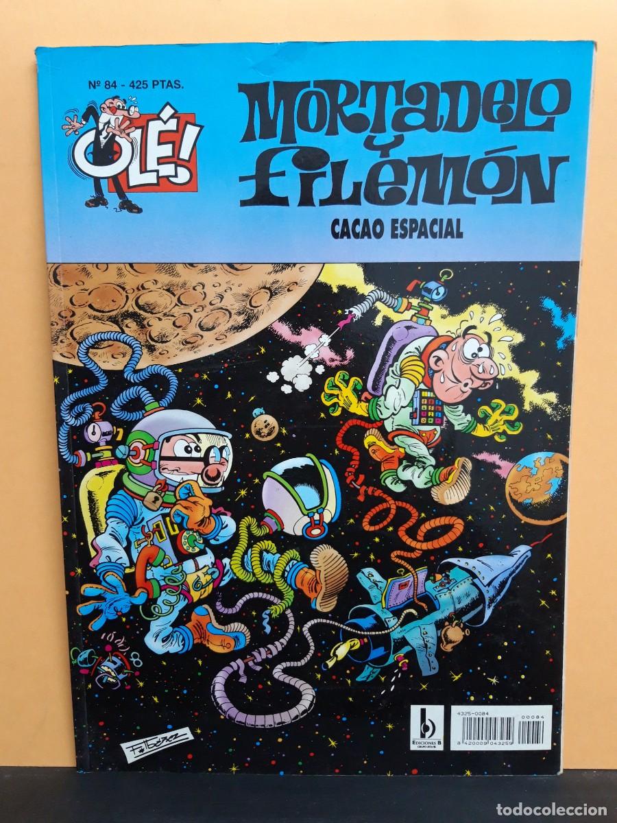 C&oacute;mics: OL&Eacute;. MORTADELO Y FILEM&Oacute;N. N&ordm; 84. CACAO ESPACIAL . 2&ordf; EDIC. 2000. EDICIONES B. - Foto 1