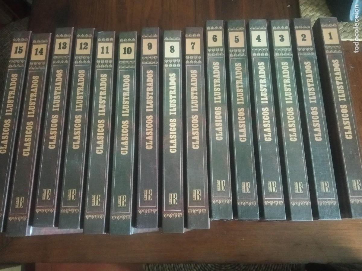 C&oacute;mics: CLASICOS ILUSTRADOS COLECCI&Oacute;N COMPLETA.15 TOMOS. - Foto 1