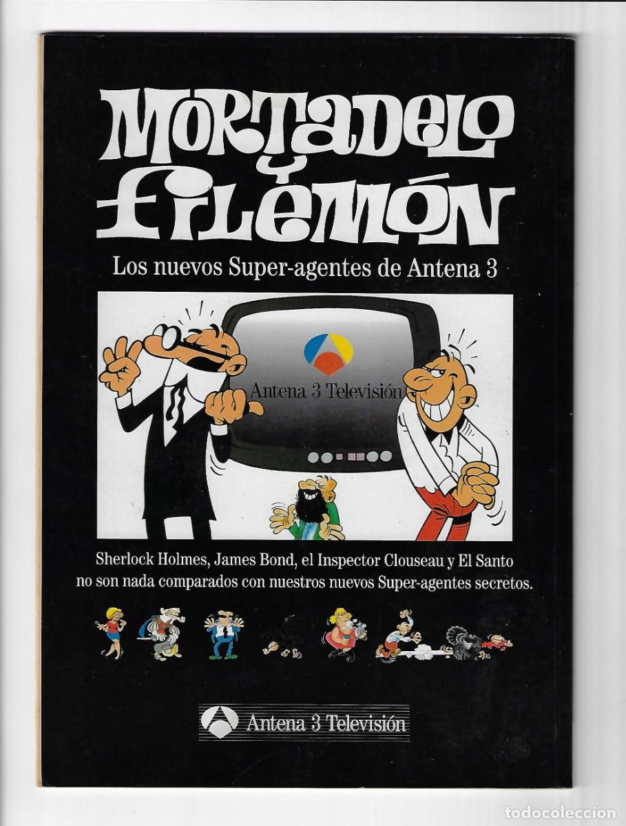 C&oacute;mics: Ediciones B. Colecci&oacute;n Ol&eacute;. Mortadelo y Filem&oacute;n. Con relieve. 95. Primera edici&oacute;n. - Foto 2