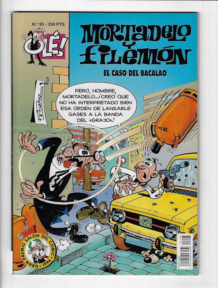 C&oacute;mics: Ediciones B. Colecci&oacute;n Ol&eacute;. Mortadelo y Filem&oacute;n. Con relieve. 95. Primera edici&oacute;n. - Foto 1