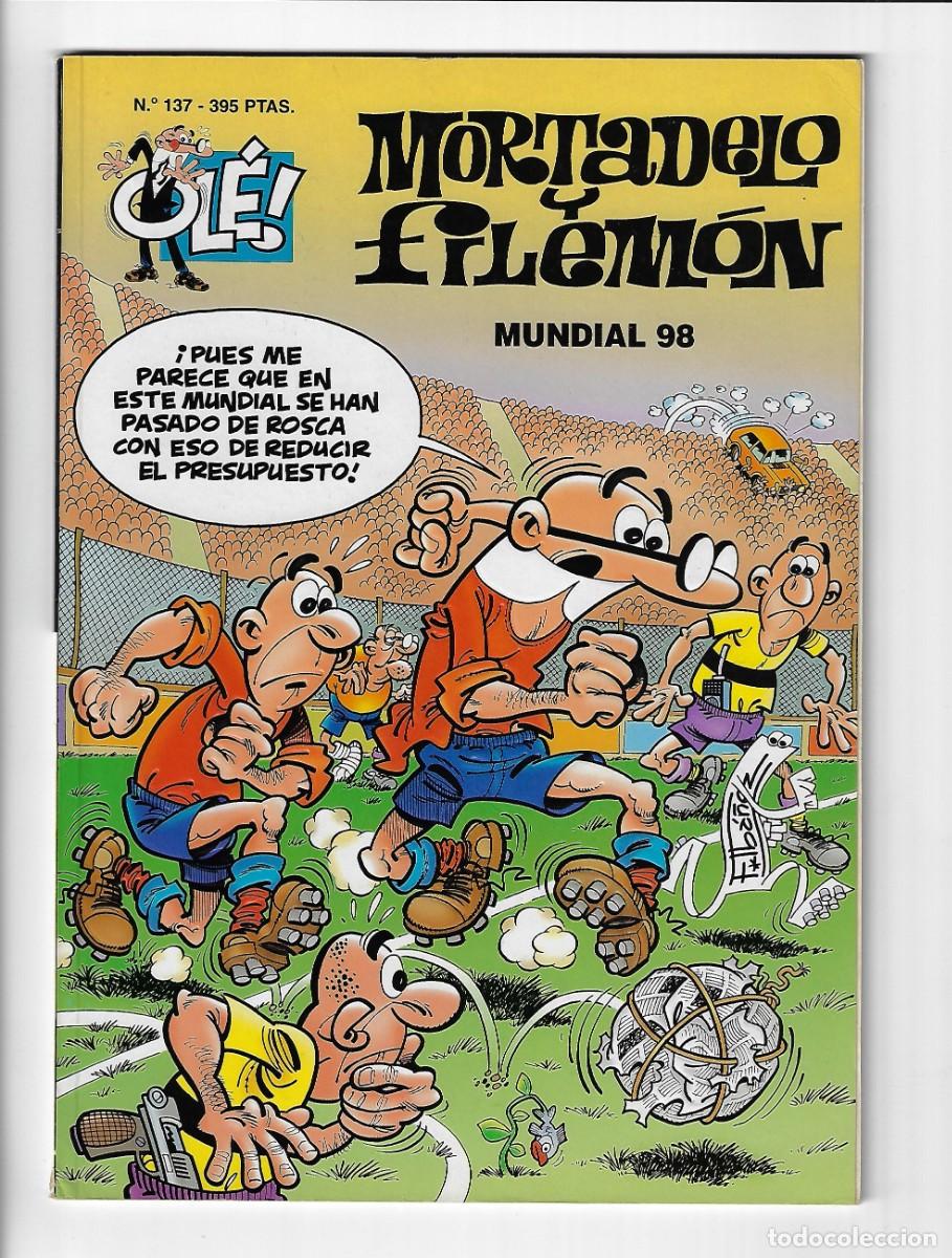 C&oacute;mics: Ediciones B. Colecci&oacute;n Ol&eacute;. Mortadelo y Filem&oacute;n. Con relieve. 137. Primera edici&oacute;n. - Foto 1