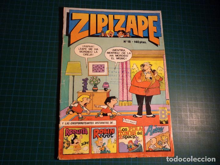 C&oacute;mics: Zipi Zape. N&ordm; 18. Ediciones B. Con se&ntilde;ales de uso. - Foto 1