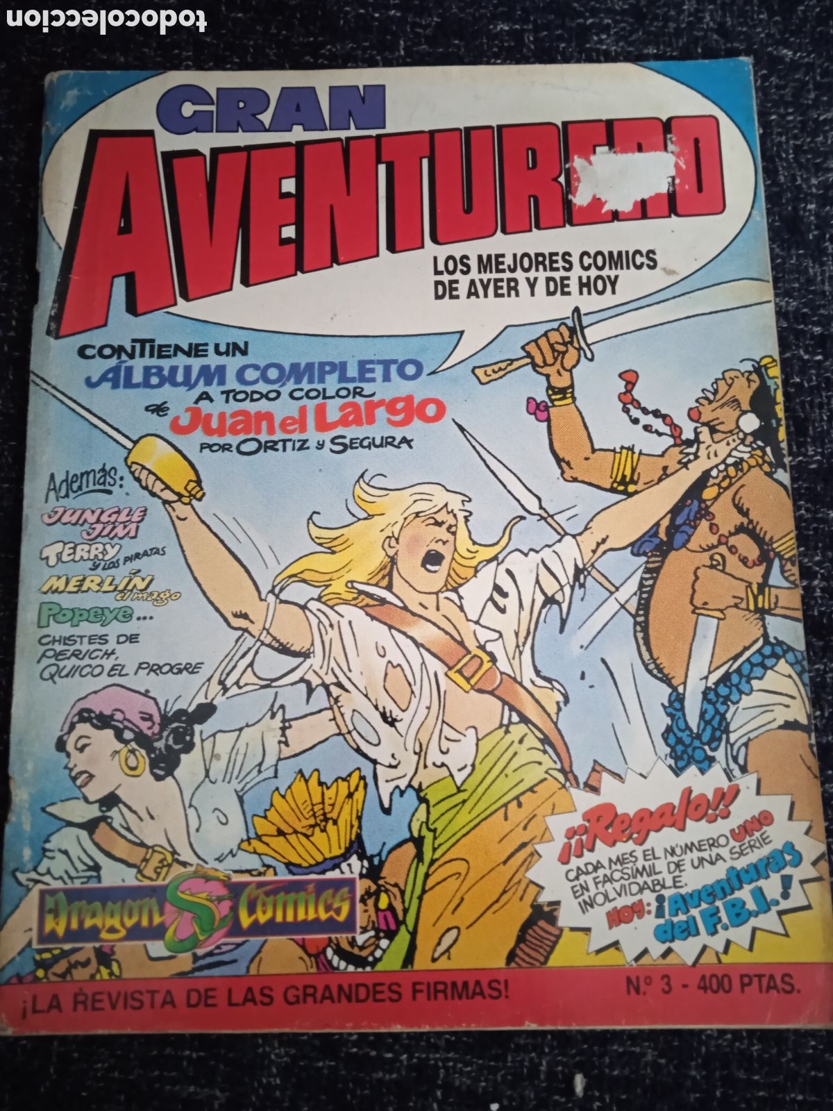 C&oacute;mics: GRAN AVENTURERO N&ordm; 3 -ED. EDICIONES B - Foto 1