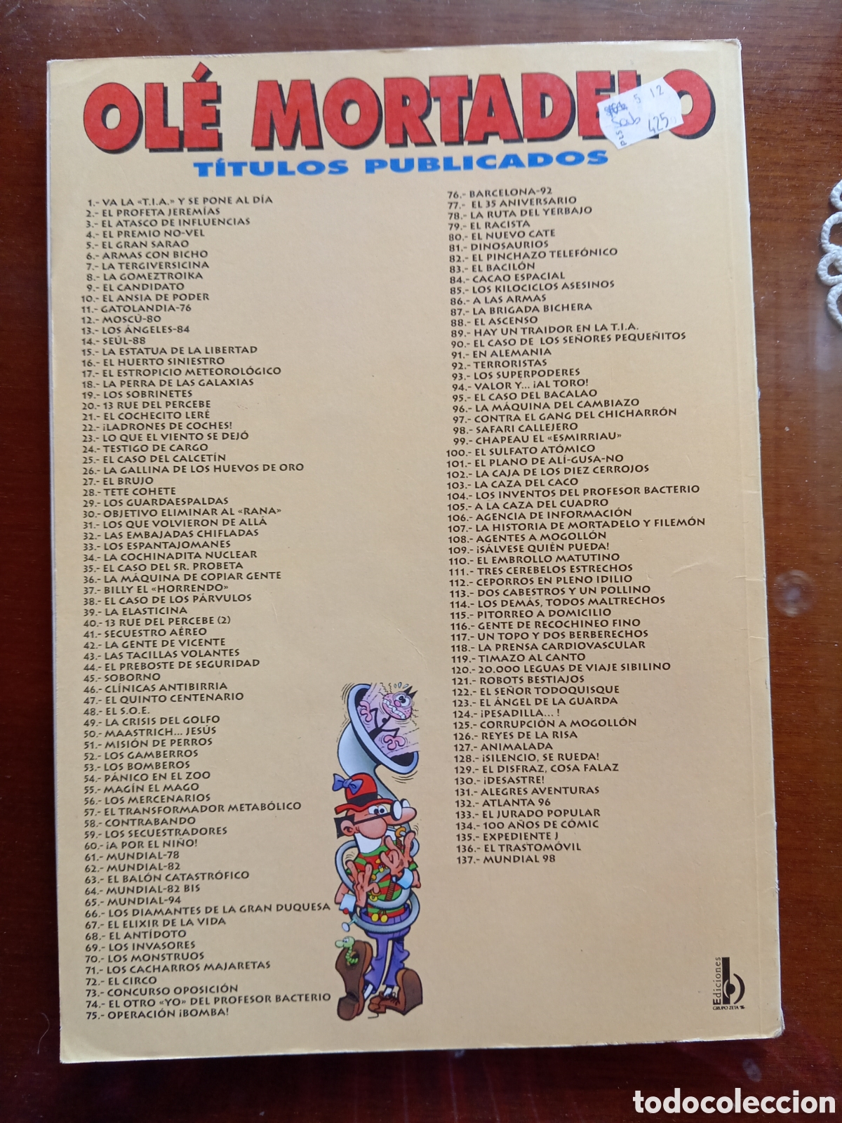 C&oacute;mics: Colecci&oacute;n Ol&eacute; Mortadelo y Filem&oacute;n 24 cj88 - Foto 2