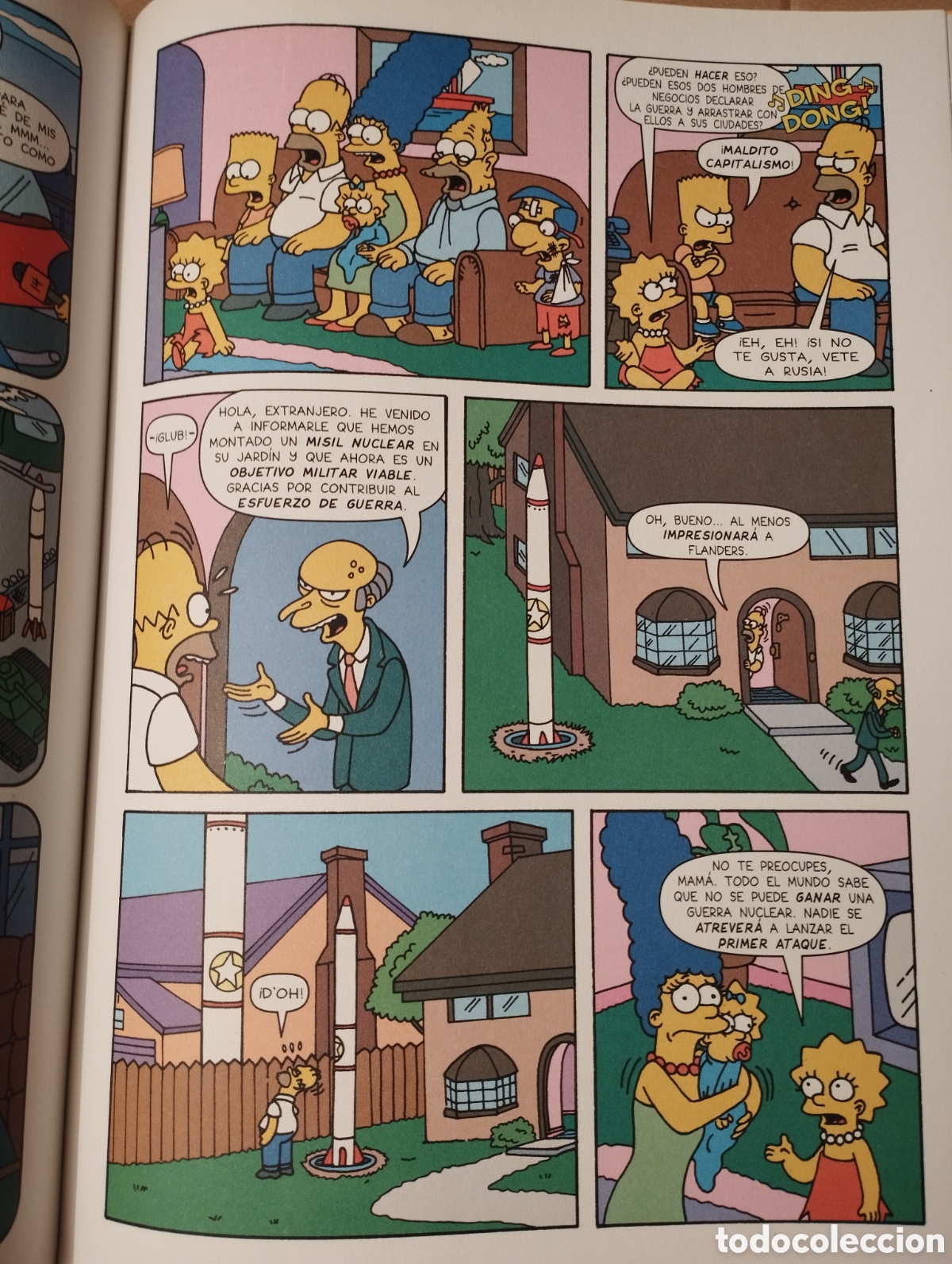 C&oacute;mics: SIMPSON. CON TANQUES Y A LO LOCO (MATT GROENING) - Foto 5