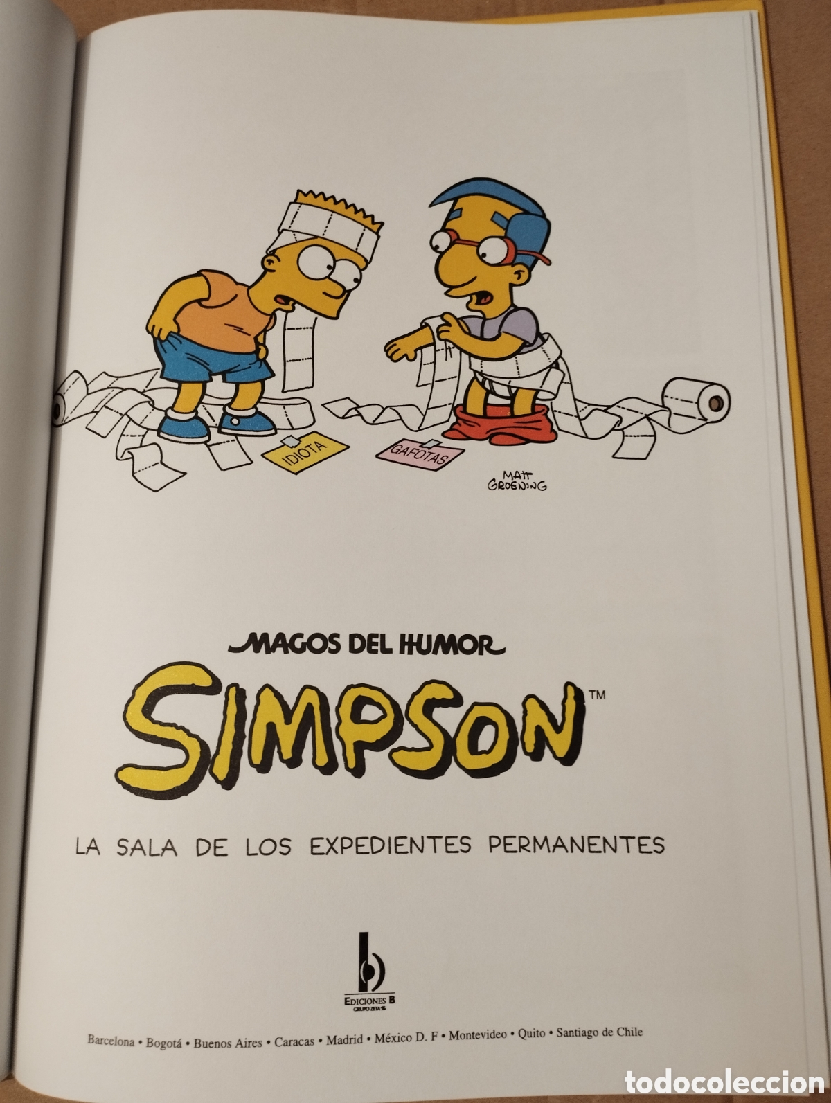 C&oacute;mics: SIMPSON. LA SALA DE LOS EXPEDIENTES PERMANENTES (MATT GROENING) - Foto 2