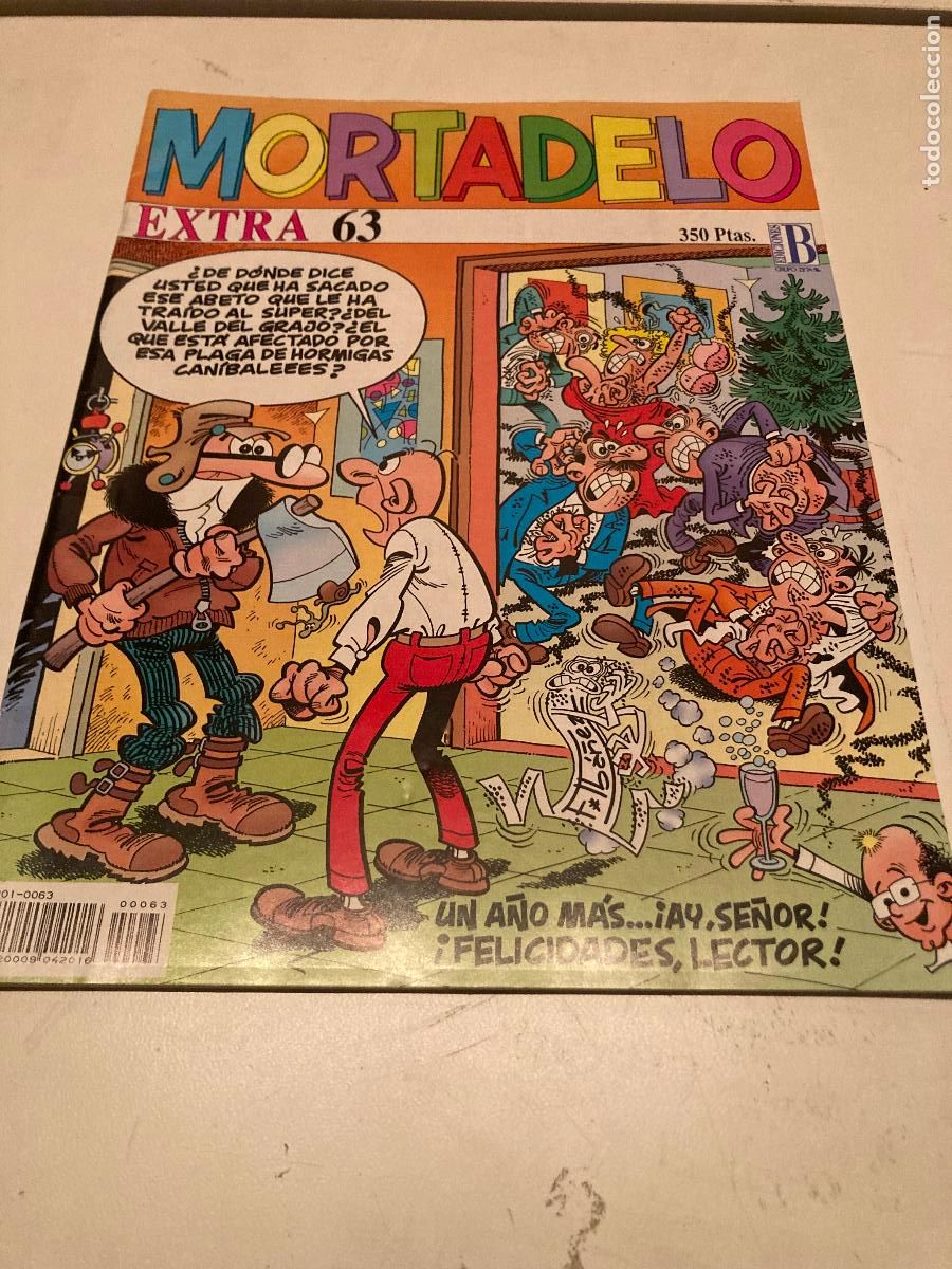 C&oacute;mics: MORTADELO EXTRA N&ordm; 63. CON SUPER LOPEZ. EDICIONES B 1&ordf; EDICION 1995 - Foto 1