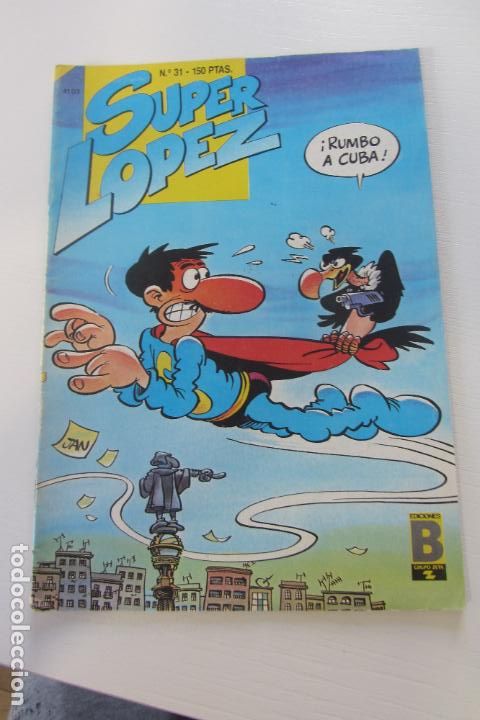 C&oacute;mics: RE REVISTA SUPER LOPEZ. N&ordm; 31 EDICIONES B 1987 ARX231 - Foto 1