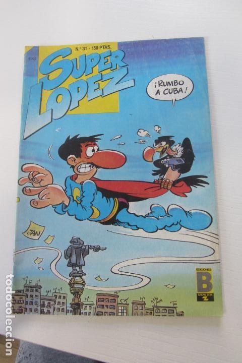 C&oacute;mics: RE REVISTA SUPER LOPEZ. N&ordm; 31 EDICIONES B 1987 ARX231 - Foto 1