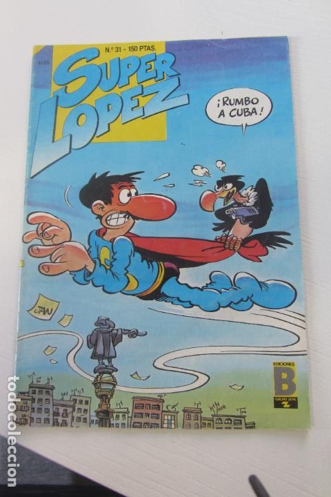 C&oacute;mics: RE REVISTA SUPER LOPEZ. N&ordm; 31 EDICIONES B 1987 ARX231 - Foto 1