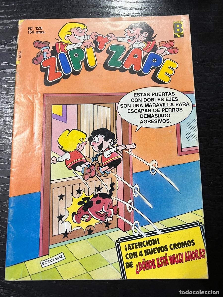 C&oacute;mics: ZIPI Y ZAPE. N&ordm; 126.- GUARDACABEZAS. EDICIONES B. - Foto 1