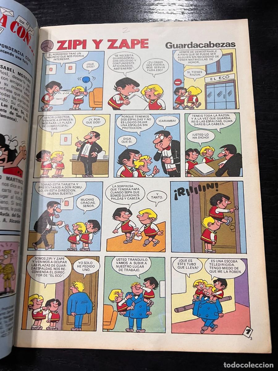 C&oacute;mics: ZIPI Y ZAPE. N&ordm; 126.- GUARDACABEZAS. EDICIONES B. - Foto 2