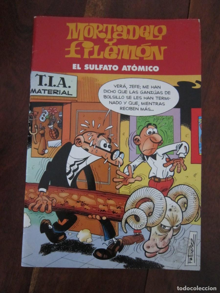 C&oacute;mics: MORTADELO Y FILEM&Oacute;N. EL SULFATO AT&Oacute;MICO. FRANCISCO IB&Aacute;&Ntilde;EZ Y OL&Eacute;. EDICIONES B 2003 - Foto 1