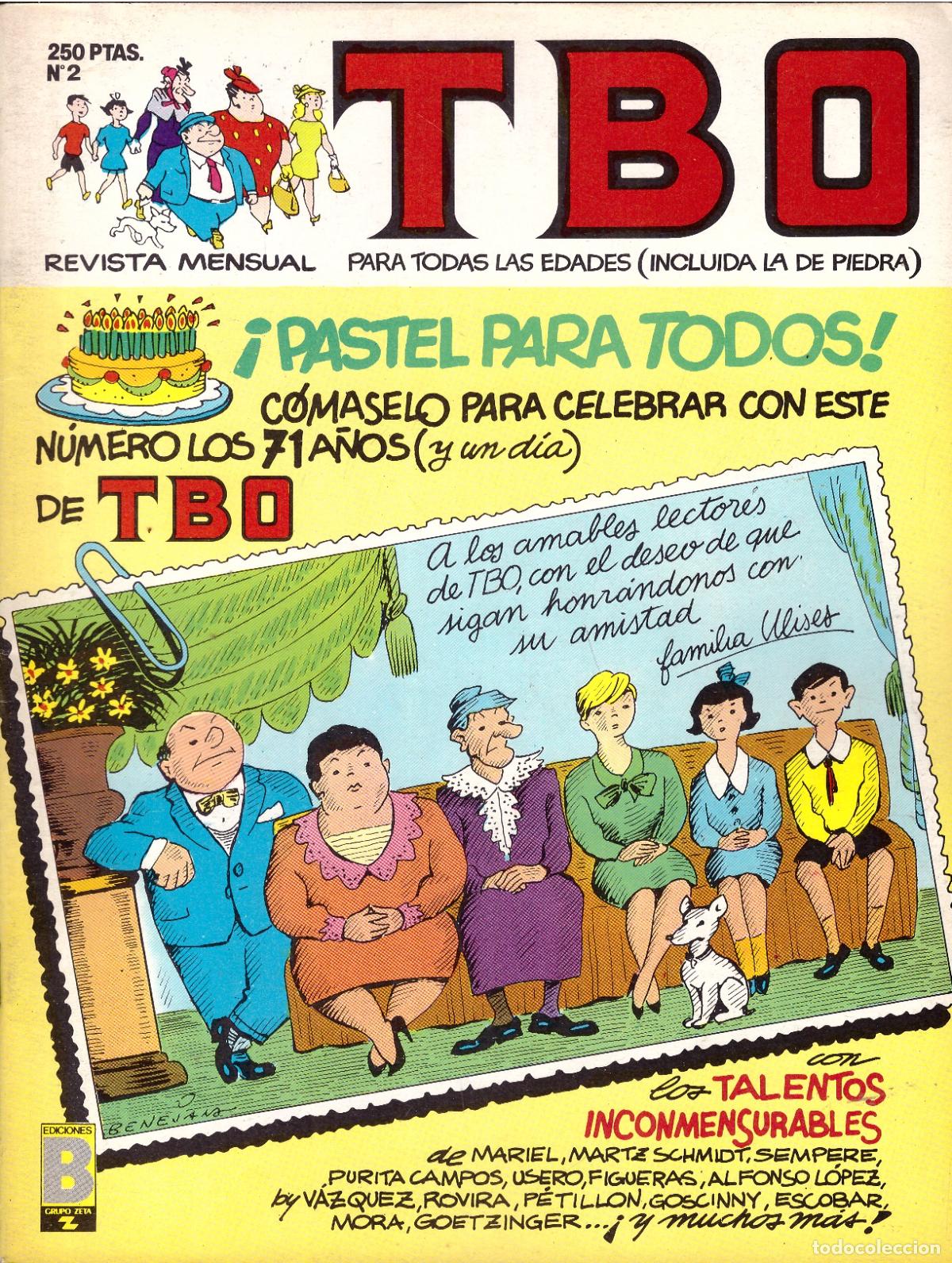 C&oacute;mics: Comic TBO, n&ordm; 2 - Ediciones B - Foto 1