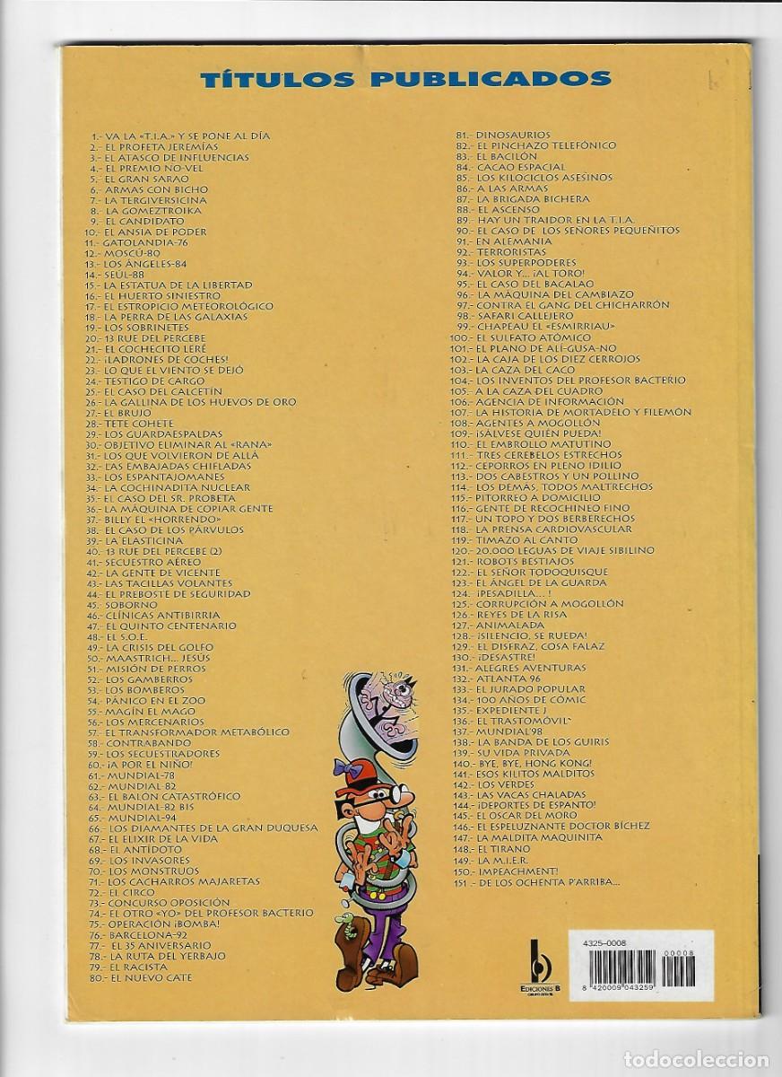 C&oacute;mics: Ediciones B. Colecci&oacute;n Ol&eacute; Mortadelo y Filem&oacute;n. 8 - Foto 2