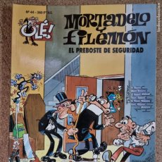 Cómics: MORTADELO Y FILEMON 44 EL PREBOSTE DE SEGURIDAD.1ª EDICION.EDICIONES B EN RELIEVE