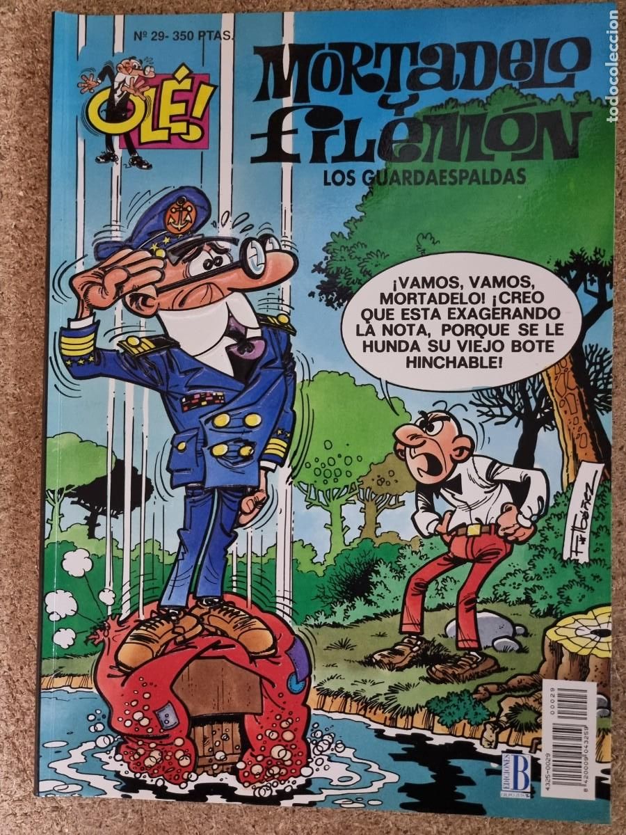 C&oacute;mics: Mortadelo y Filemon 29 Los Guardaespaldas.1&ordf; edicion.Ediciones B en relieve - Foto 1