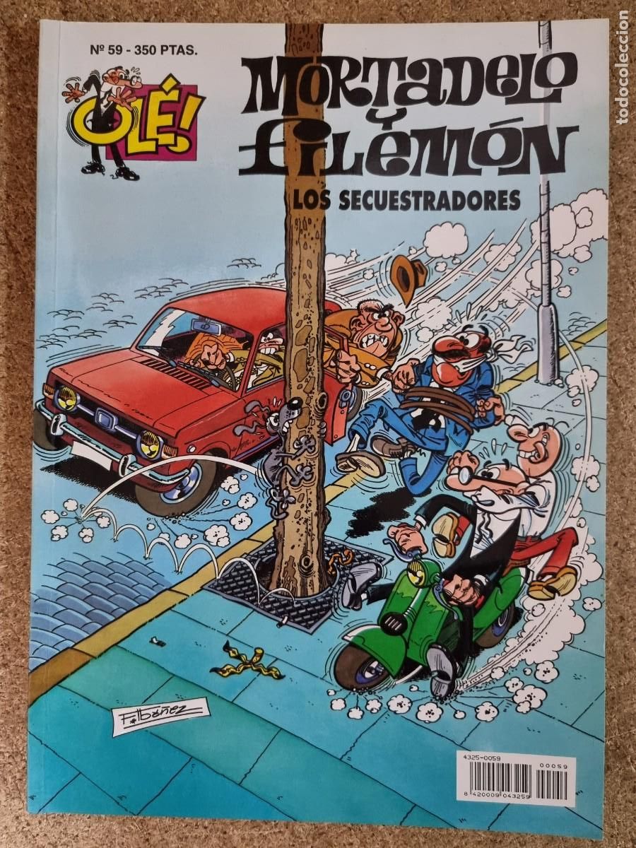C&oacute;mics: Mortadelo y Filemon 59 Los Secuestradores.1&ordf; edicion.Ediciones B en relieve - Foto 1