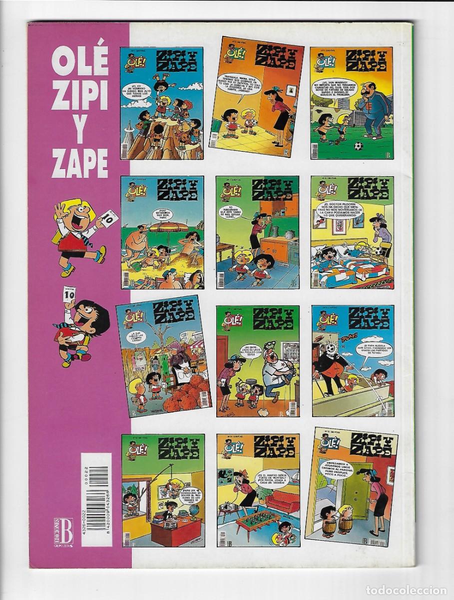 C&oacute;mics: Ediciones B. Ol&eacute;. Zipi y Zape. 22. Con relieve. Primera edici&oacute;n. - Foto 2