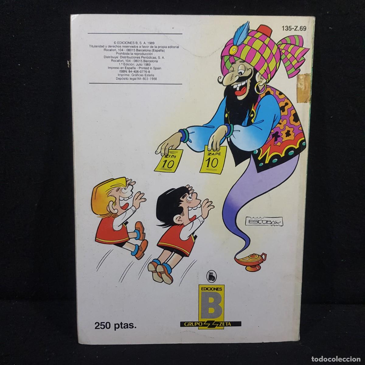C&oacute;mics: COMIC - ZIPI ZAPE-SIEMPRE CAUSANDO PROBLEMAS - COLECCI&Oacute;N OL&Eacute; - ESCOBAR - EDICIONES B / CAA 1114 - Foto 2