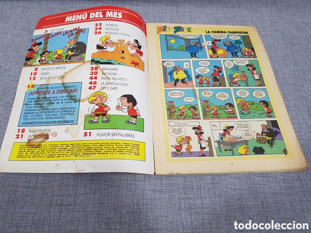 C&oacute;mics: SUPER ZIPI ZAPE N⁰88 EDICIONES B A&Ntilde;O 1991 - Foto 4