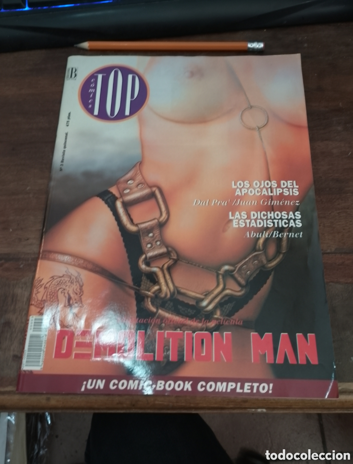 C&oacute;mics: TOP COMICS N&ordm;3. DEMOLITION MAN. EDICIONES B, 1994. DEMOLITION MAN - Foto 1