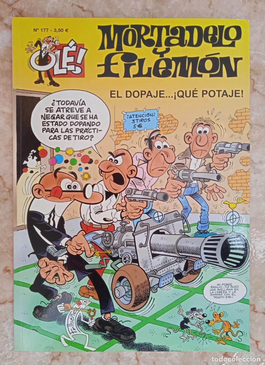 C&oacute;mics: MORTADELO Y FILEMON N. 177 EL DOPAJE....QUE POTAJE !DE EDICIONES B - Foto 1